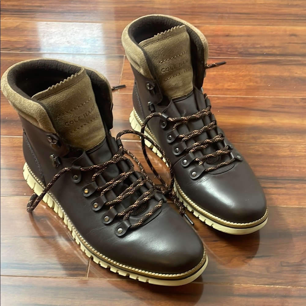 Cole Haan Men's Brown Leather Boots